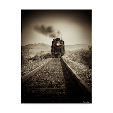 David Drost 'Train Arrival Ii' Canvas Art,14x19